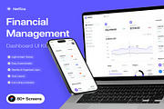 Netfina Financial Management, an UI Kit Template by Creative Perspective (Thumbnail 1 of 7)