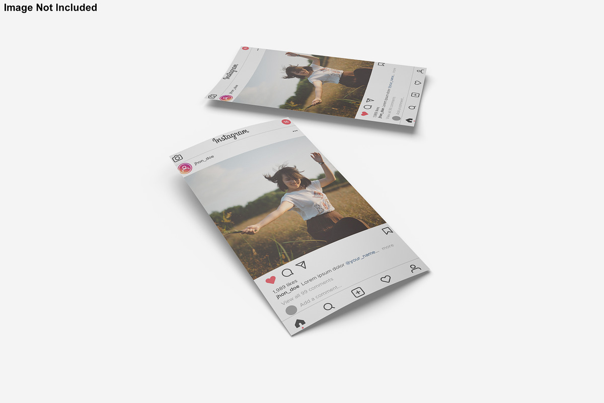 Paper Mockup for Instagram Post, a Books & Magazine Mockup by mahhyud (Photo 8 of 11)