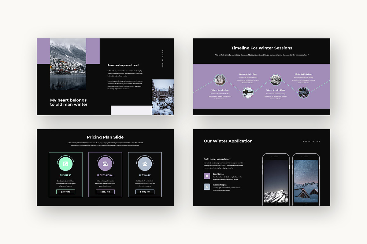Fvio : Cozy Winter Powerpoint, a Presentation Template by Punkl Camp (Photo 11 of 16)