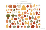 Autumn City Illustration Clipart Set, a Person Illustration by LyubovZaytseva (Thumbnail 6 of 9)