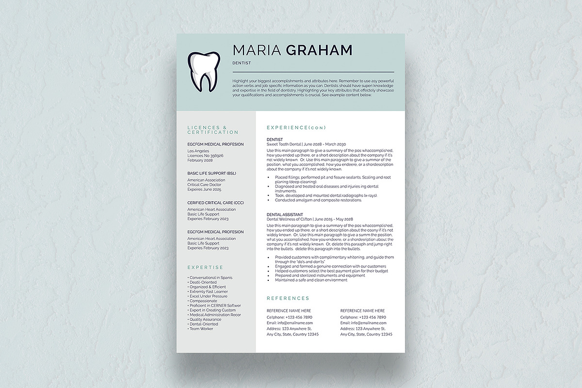 Canva Resume Template, a Resume Template by DesignDevisers (Photo 3 of 10)