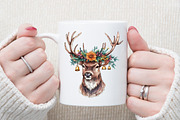 Rustic Boho Christmas Clipart, an Illustration by Sublimation Artist (Thumbnail 5 of 6)