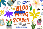 Blooming season design collection, a Decorative Illustration by Luamor (Thumbnail 1 of 16)