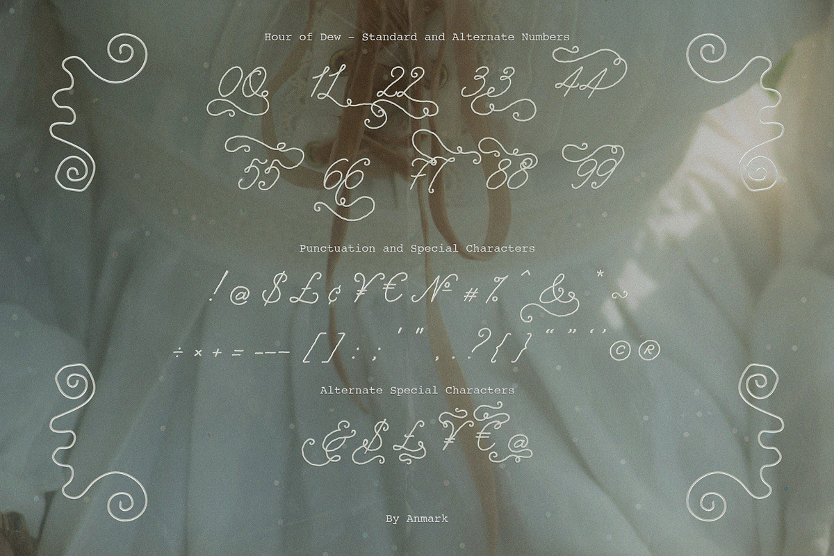 Hour of Dew | Romantic Swash Script, a Script Font by AnMark (Photo 11 of 17)