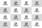 Letters NO NP NR NS NU NW NX NY Logo, a Branding & Logo Template by Pray Art Design Studio (Thumbnail 1 of 2)