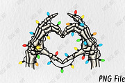Skeleton Heart Hands Sublimation, a Seasonal Illustration by Rose Art (Thumbnail 1 of 4)
