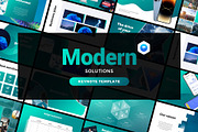 Modern Solutions Keynote, a Presentation Template by Presentation Templates (Thumbnail 1 of 7)