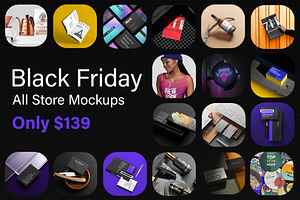 Mockups Bundle Black Friday 2024