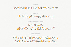 Baby Figures Handwritten Font