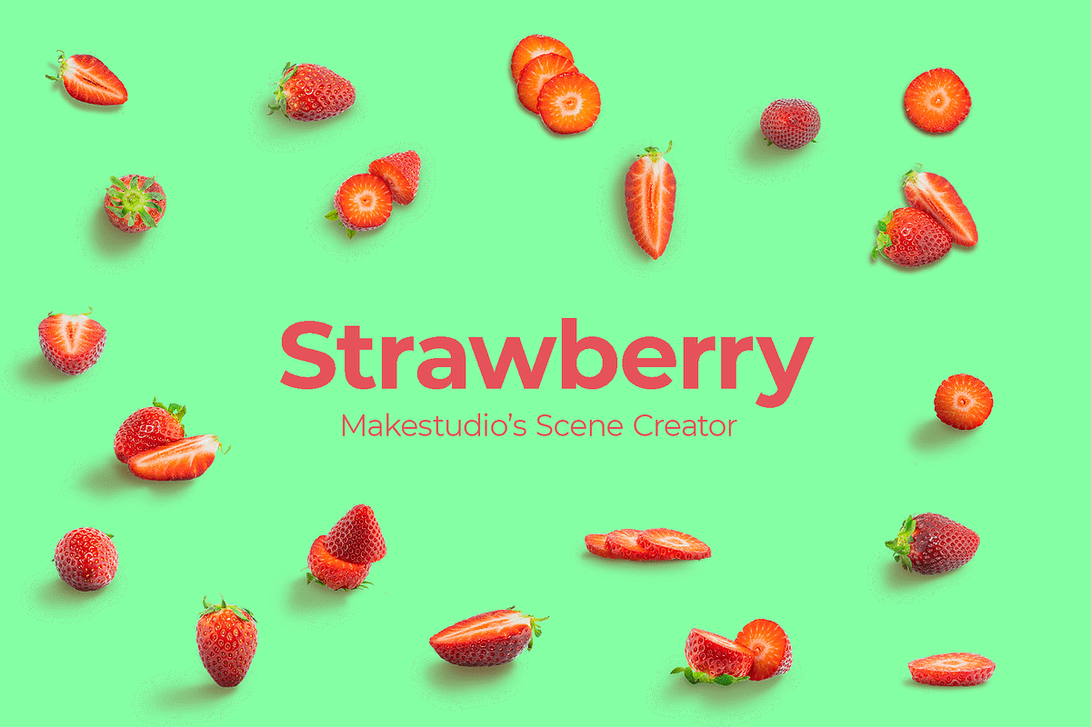 Strawberry - Scene creator, a Product Mockup by Makestudio (Photo 1 of 4)