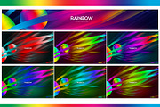 Rainbow Colors Photoshop Text Effect, a Social Media Template by angelicafx (Thumbnail 2 of 4)