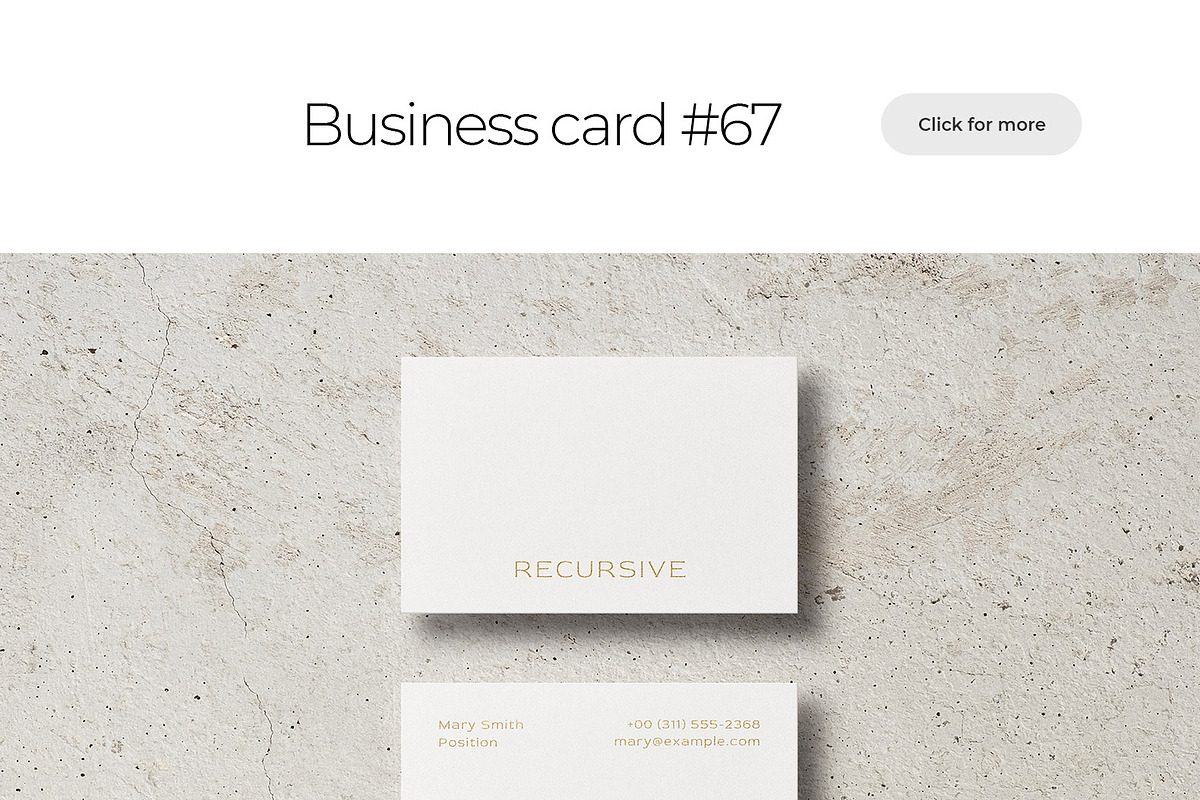 Business Card Mockup Template Bundle, a Business Card Template by PrintPixel (Photo 38 of 104)