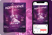 Independence Event Flyer, a Flyer Template by regalDRAW (Thumbnail 1 of 2)