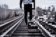 Pixelation Photoshop Action, an Action Add-On by maximakesthings (Thumbnail 4 of 4)