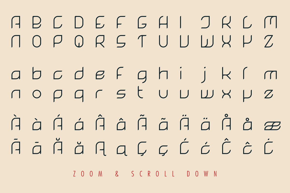 Magnetica Font - Modern Sans Serif, a Sans Serif Font by ARTE MIGUEL (Photo 6 of 6)