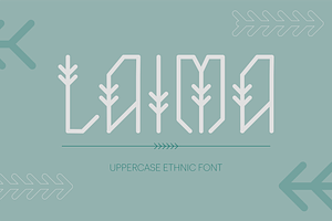 Laima Uppercase Ethnic Font