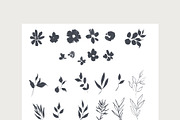 Inked Florals, a Texture Illustration by 7th Avenue Designs (Thumbnail 6 of 11)