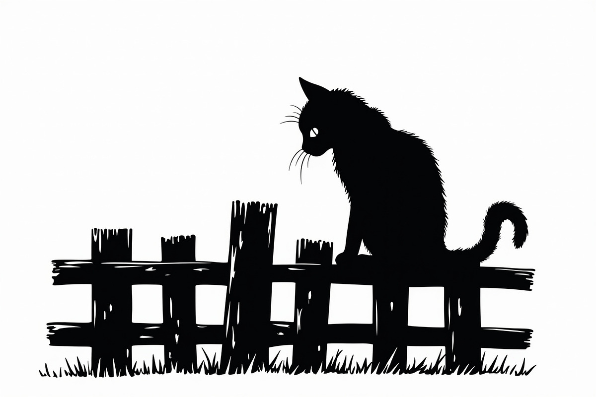 Elegant Cat  Silhouette Bundle, an Object Graphic by hafijul (Photo 4 of 11)