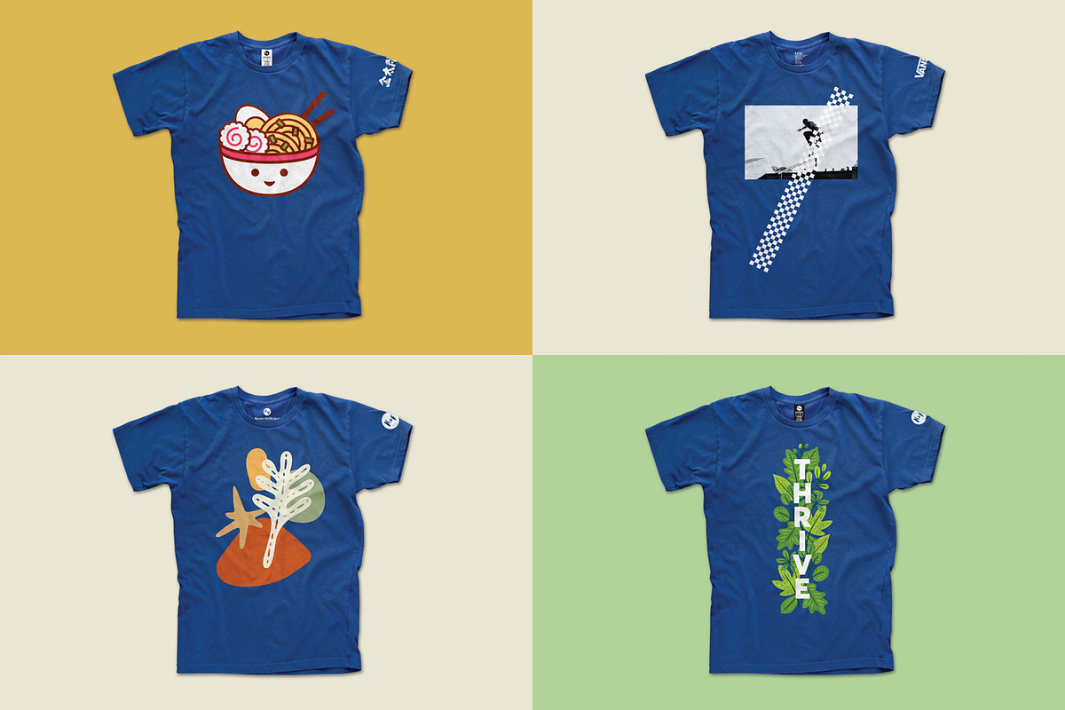 Blue T-shirt Mockup, a Shirt Mockup by Komet & Flicker (Photo 5 of 7)