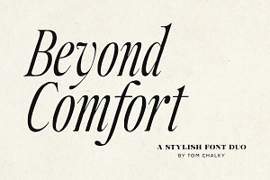 Beyond Comfort - Classy Font Duo