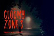 Gloomy Zones, a Script Font by Bramcreative (Thumbnail 5 of 6)