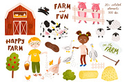Children on the farm Rural landscape, a Person Illustration by Tani Kuzminka (Thumbnail 2 of 5)