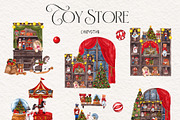 Toy Store. Christmas graphic., an Object Illustration by ma_i_vi (Thumbnail 11 of 12)