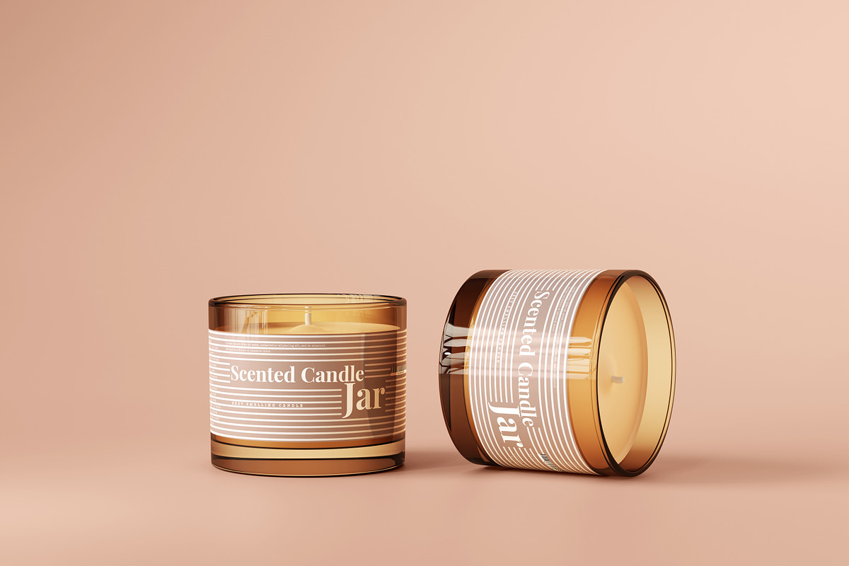 Amber Glass Candle Mockup Bundle, a Packaging Mockup by pmvch (Photo 62 of 135)