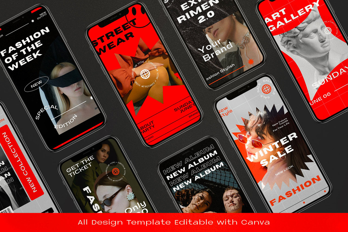 Deeper - Canva Social Media Pack, a Social Media Template by Dirtytemp Studio (Photo 4 of 14)