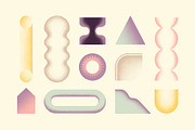 Shapes & Grainy Gradients, an Object Graphic by Paulina Sara Design (Thumbnail 5 of 14)