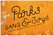 Parks, a Script Font by JoshuaRed Design (Thumbnail 1 of 6)