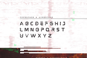 Mokoto Glitch Typeface