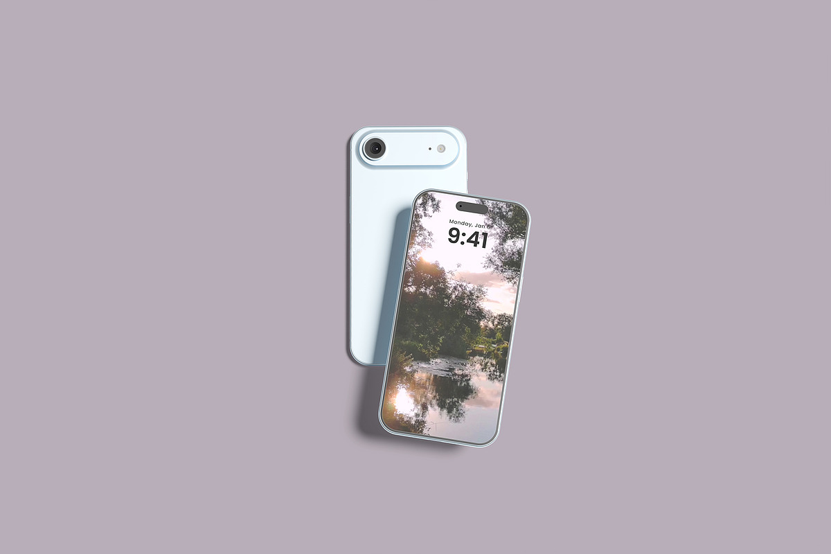 iPhone 17 Air Mockup, an iPhone Mockup by rizalamora (Photo 7 of 11)