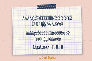 The Punch Needle Font