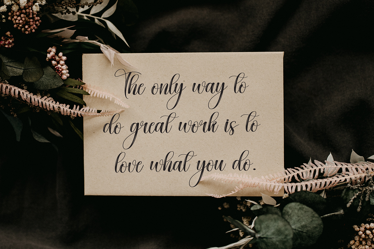 Aromatic | Script Font, a Handwritten Font by Scratchones (Photo 3 of 9)