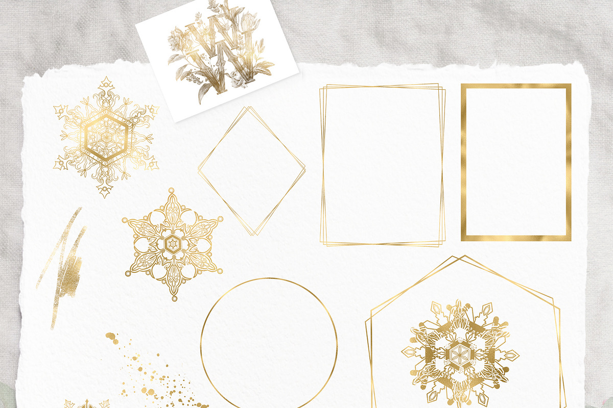 Watercolor Winter wedding border png, an Illustration by WonderWonder (Photo 3 of 10)