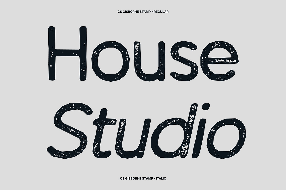 CS Gisborne Stamp, a Sans Serif Font by Craft Supply Co. (Photo 3 of 8)