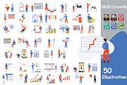 Skill Growth Illustration Pack, an Illustration by Vector Portal (Thumbnail 1 of 5)