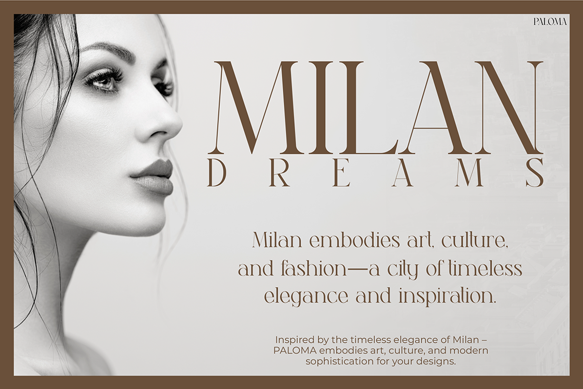 PALOMA, a Font by Pinisi ART (Photo 6 of 10)