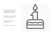 Anniversary outline badges, an Icon by LAFS (Thumbnail 4 of 4)
