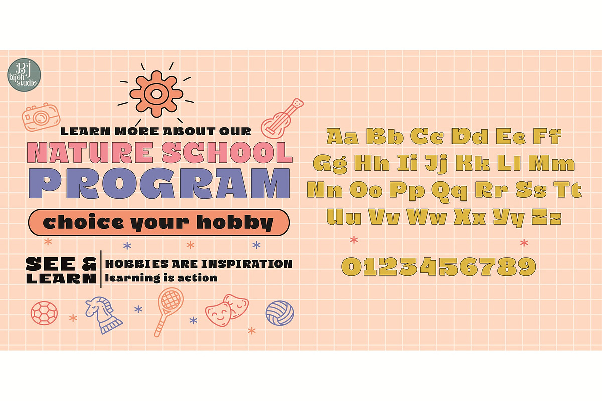 Gravior, a Script Font by Bijeh Studio (Photo 2 of 6)