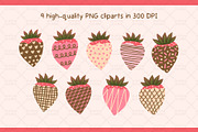 Chocolate Covered Strawberries Set, an Object Graphic by Drafts n Doodles (Thumbnail 2 of 3)