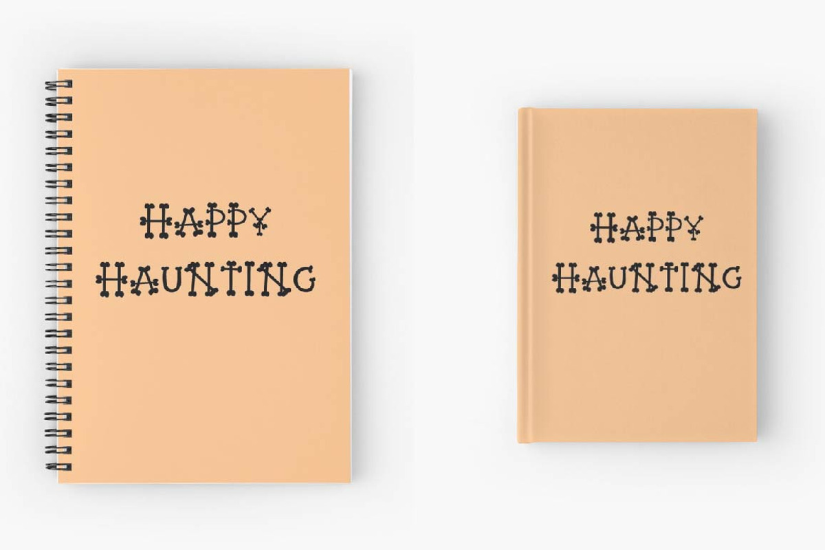 BONES HALLOWEEN  FONT, a Script Font by AnnaEshka (Photo 5 of 9)