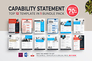 Capability Statement Bundle, a Flyer Template by obayes (Thumbnail 1 of 13)
