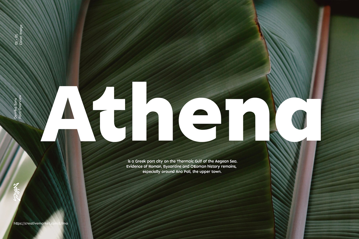 Derika Sans - Sans Serif Font, a Sans Serif Font by Ryan Rivaldo Vierra (Photo 4 of 12)