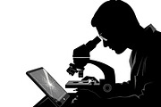 This Scientist Lab Silhouettes, an Illustration by Amazin_art (Thumbnail 24 of 31)