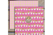 Kawaii Dalgona Coffee Digital Papers, a Pattern Graphic by JennyL Designs (Thumbnail 8 of 9)