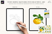 Step By Step Tutorial Bundle, a Brush Add-On by Julia Dreams (Thumbnail 5 of 7)