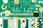 St Patrick's Day Digital Bundle, a Pattern Graphic by Paper Starr Studio (Thumbnail 1 of 6)