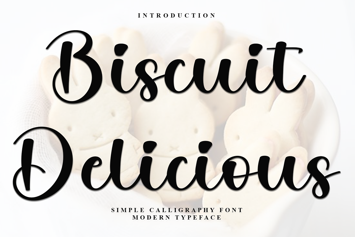 Biscuit Delicious, a Handwritten Font by InermediaSTUDIO (Photo 1 of 8)
